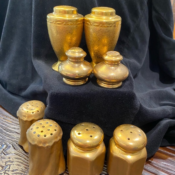 ‼️SOLD‼️Collection S&P Gold Plated Shakers - Picture 11 of 11